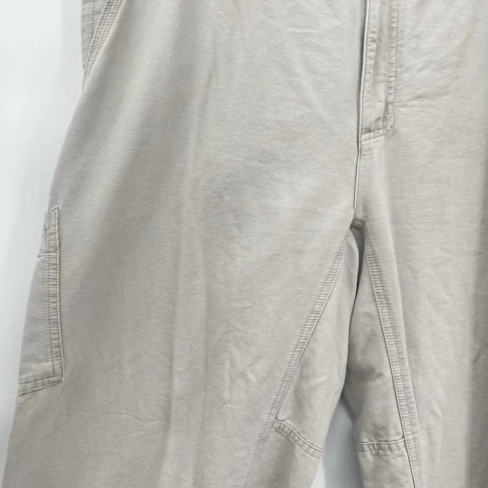 Columbia 38x32 Utility Pants Mens Tan Cotton Rugged Cargo Hiking AM8431‎